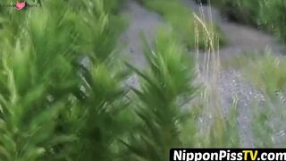 NipponPissTV.com - Real Japanese schoolgirls peeing in the outdoors openly