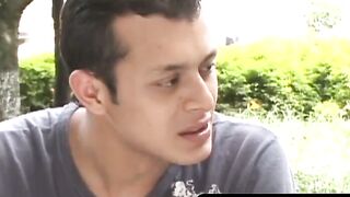 OTBXXX.com - Latino amateur enjoys foot and ass worship before intense bareback fucki