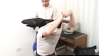 OTBXXX.com - Twinkie shoots cum while getting his juicy ass pounded by his boyfriend