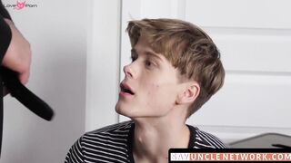 SayUncleNetwork.com - Stepson gives his hunk stepdad a blowjob before getting rammed