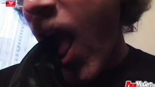Pizza delivery bro joins bdsm woman