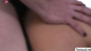 Lovely stepdaughter gets more fucked by TS that bf