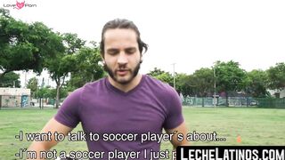 LecheLatinos.com - Latino athlete's gay transformation after a raw fuck and facial