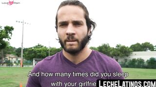LecheLatinos.com - Latino athlete's gay transformation after a raw fuck and facial