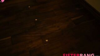 Cute stepsis sucks dick before being hammered deep and rough