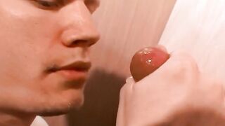 Glory Hole Amateur Takes on Big Cocks