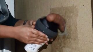 Glory Hole Amateur Takes on Big Cocks