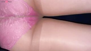 Bound Japanese Girl Craves Pussy and Footjob Action