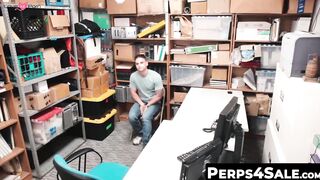 Hot tatted crook enjoys hot and sloppy blowjob from BBC cop