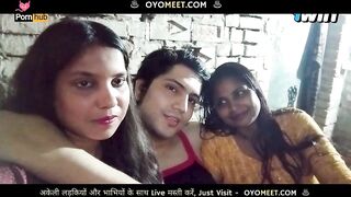 Threesome Sex in Village House