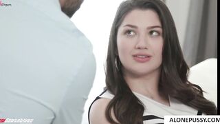 alyx star cheerleader girl tease her teacher and want to get his dick