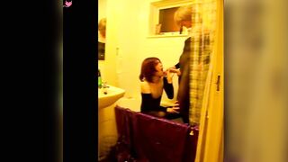 Shower Sluts: Big Cock Emo Crossdresser Fucks Young Amateur