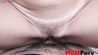 Horny stepmom Alana Cruise rides stepsons cock in POV