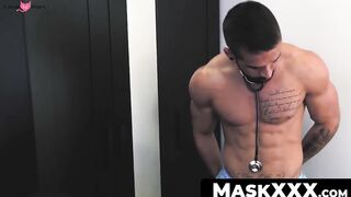 MaskXXX.com - Well-built guy's fleshlights testing and wanking delight