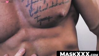 MaskXXX.com - Well-built guy's fleshlights testing and wanking delight