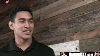 RagingXXX.com - Blonde coworker gets a surprise anal fucking from his boss