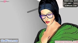 Big Boobs Aunty And Aadi Boy Hardcore Sex in the Bathroom