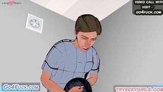 Big Boobs Aunty And Aadi Boy Hardcore Sex in the Bathroom