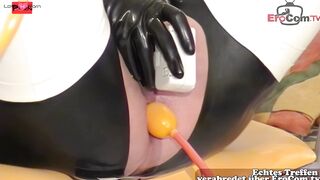 German FETISH domina at bondage seen with users