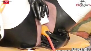 German FETISH domina at bondage seen with users
