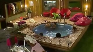 Naked Pool Party Orgy with Big-Titted Babes on Webcam