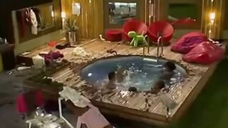 Naked Pool Party Orgy with Big-Titted Babes on Webcam