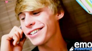 Young men Tory Andrews and Dustin Hawthorne having hot anal