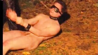 Obedient Soldier: Outdoor BDSM Spanking Session