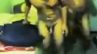 Indonesian Bareback: Smoking Top Fucks Younger Bottom