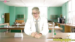 Daddy Richard Lennox does weird science experiments while farting