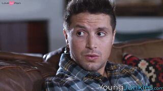 Every drop of handsome Jay Romeros thick cum flowed inside my deep pussy