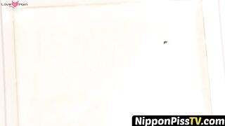 NipponPissTV.com - Japanese schoolgirls pee in nature during lunchtime outdoors
