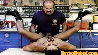 RetroDudes.com - Hung retro cop drills horny bottom butt pirate