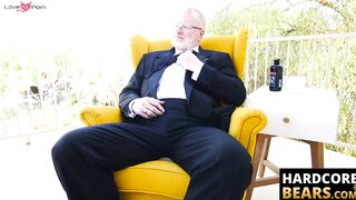 HardcoreBears.com - Mature bear Rusty McMann masturbates passionately solo intensely