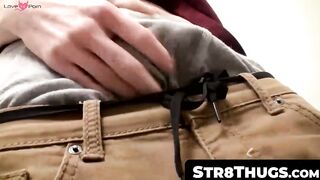 Str8Thugs.com - Sean Johansen returns to flaunt his straight dick in a teasing solo