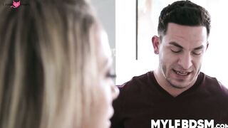 Handcuffs and bondage in an amazing maledom fuck session
