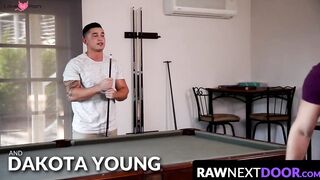 RawNextDoor.com - Calvin Chambers' fraternity breeding with juniors unfolds slowly