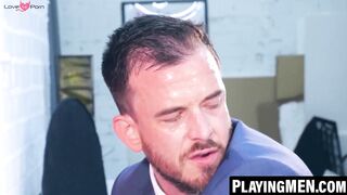 PlayingMen.com - Damon Heart drills new assistant Franky Fox's wet hole