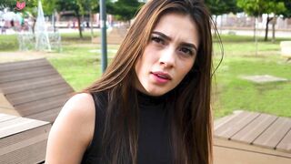 Colombian Nymphomaniac Caught in an Unknown Park - Camila Mush