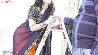Cute Saree Bhabhi gets Naughty with Her Devar for Rough and Hard Anal Sex after Ice M