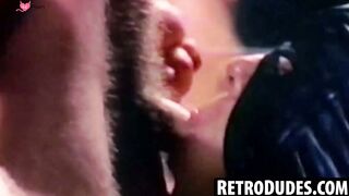 RetroDudes.com - Sculpted blonde Joe Dietrich shows off his body and jerks in front o