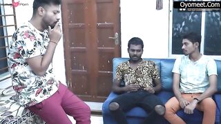 Desi Dirty Big Boobs MILF Sucharita Enjoys Group Sex with Her Three Friends Hindi Aud