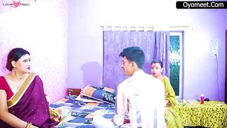 Desi Dirty Servant Caught Two Bhabhi Ji and Devar Having Sex When No One at Home Hind