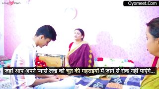 Desi Dirty Servant Caught Two Bhabhi Ji and Devar Having Sex When No One at Home Hind