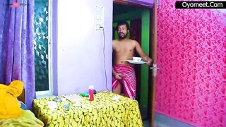 Desi Dirty Servant Caught Two Bhabhi Ji and Devar Having Sex When No One at Home Hind