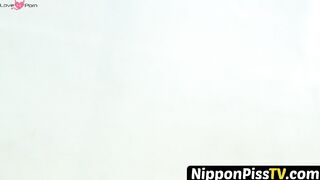NipponPissTV.com - Beautiful Japanese babes peeing and having fun in public