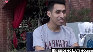 BreedingLatino.com - After drinks outside these two twinks have hot raw sex