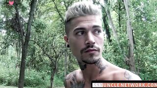 SayUncleNetwork.com - Inked gay's rough rawdrilling conquest of straight Latino
