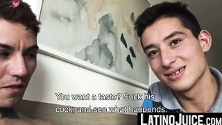 Nasty dudes Axel and Rodrigo strip their clothes to fuck each other for cash