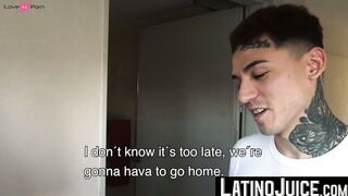Nasty dudes Axel and Rodrigo strip their clothes to fuck each other for cash